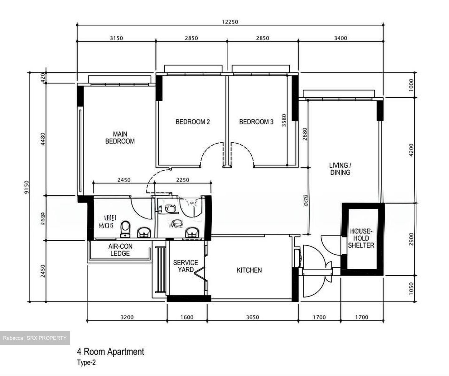 Blk 18C Macpherson Residency (Geylang), HDB 4 Rooms #529598461